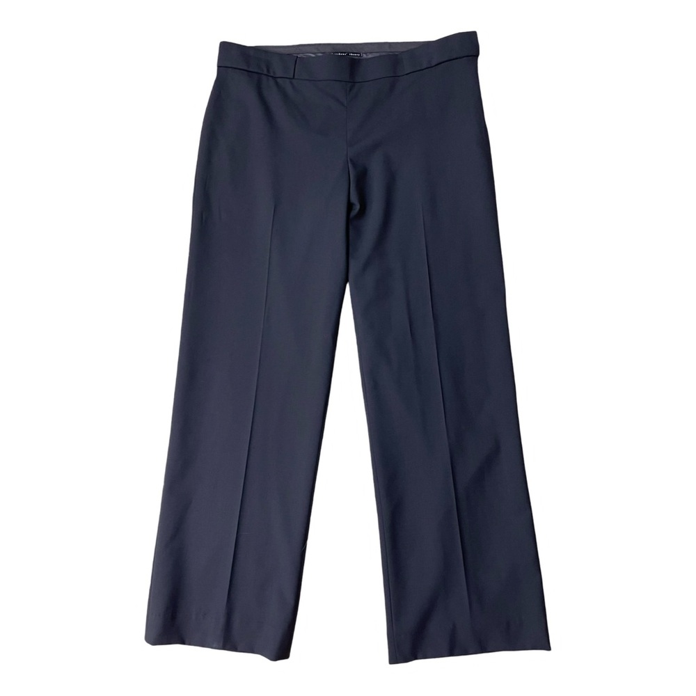 theyskens’ theory Wool blend Straight Dress Black Pants Trousers Quiet Luxury